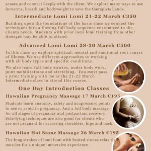 Hawaiian Massage Workshops Utrecht, Netherlands March 2026